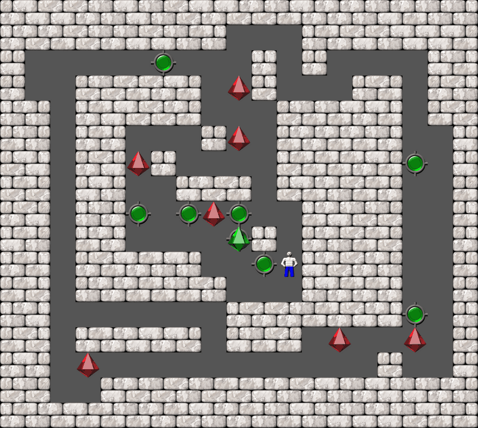 Sokoban Bugs550 collection level 322